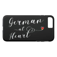 German At Heart Cell Phone Case