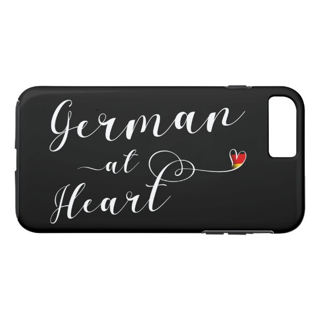 German At Heart Cell Phone Case (Back (Horizontal))