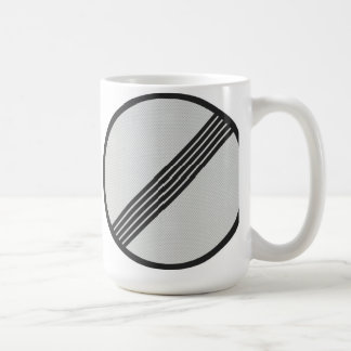 German Autobahn 'No speed restrictions' mug