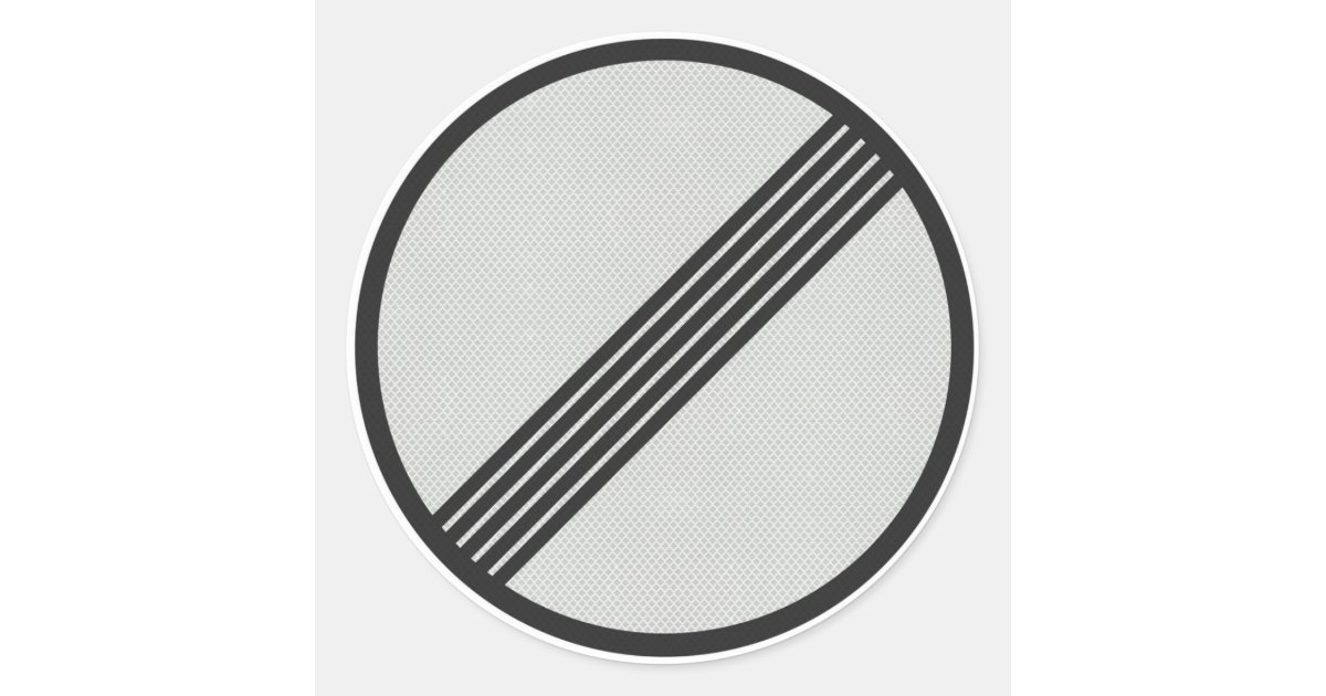 german-autobahn-no-speed-restrictions-sticker-zazzle