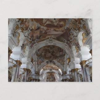 german baroque cathedral postcard