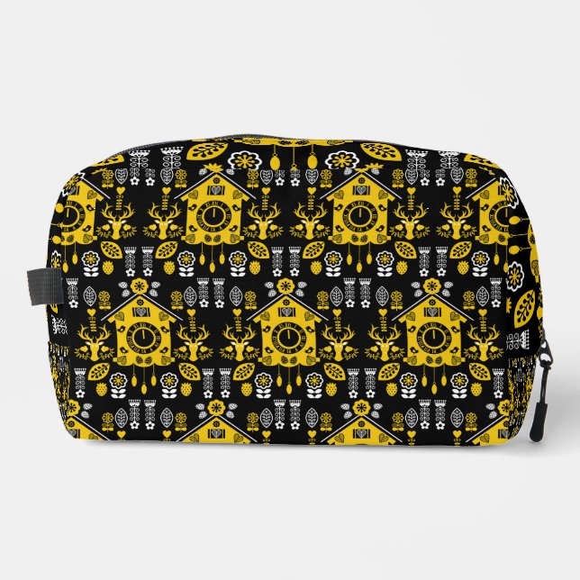 German Bauernmalerei Folk Art Dopp Kit (Front)