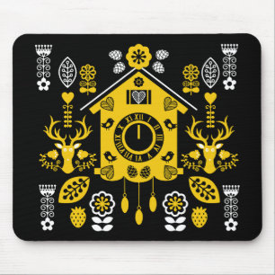 German Bauernmalerei Folk Art Mouse Mat