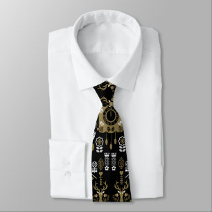 German Bauernmalerei Folk Art Tie