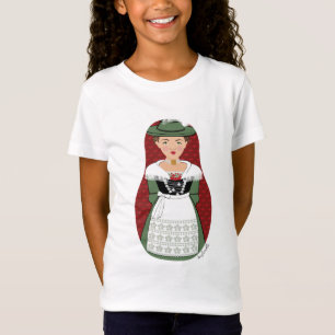 German Bavaria Matryoshka Girls' T-Shirt