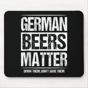 German Beers Matter Mouse Mat