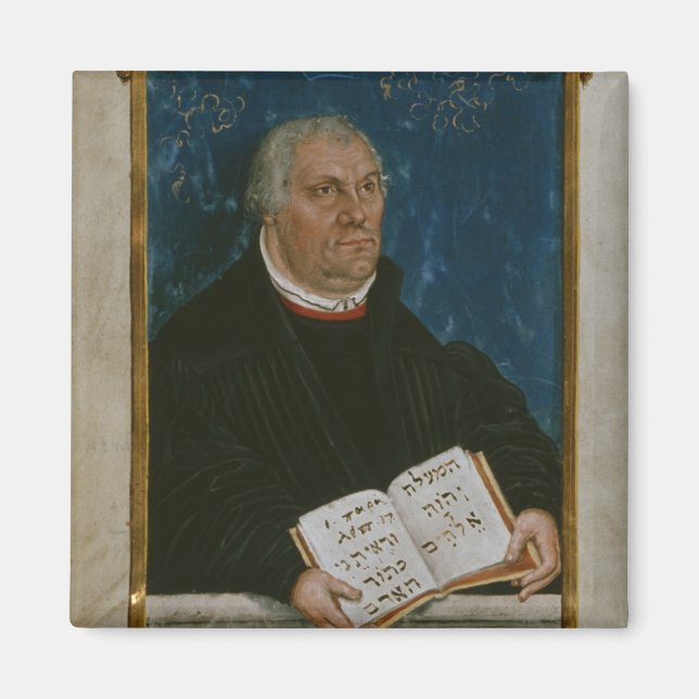 German Bible of Luther's Translation, 1561 Magnet (Front)