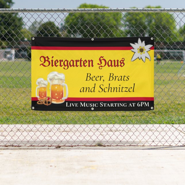 German Biergarten 2 Business Promotional Banner (Insitu)