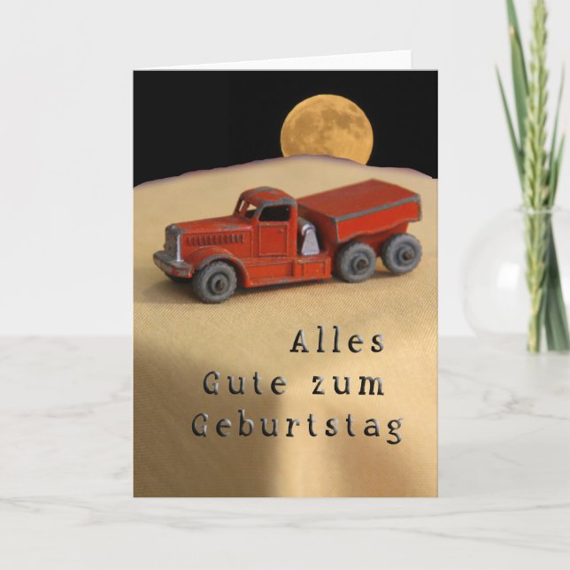 German Birthday Card (Front)