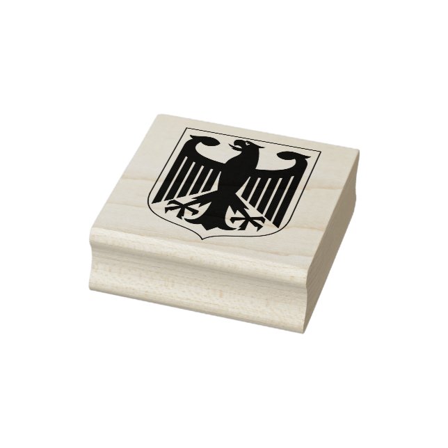 German black eagle flag, Germany, red, gold, black Rubber Stamp (Stamp)
