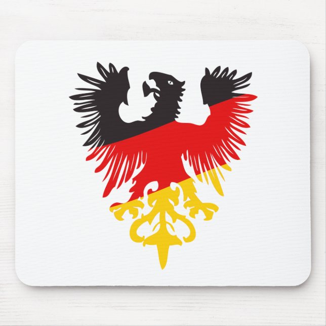 German Black Eagle Mouse Mat (Front)