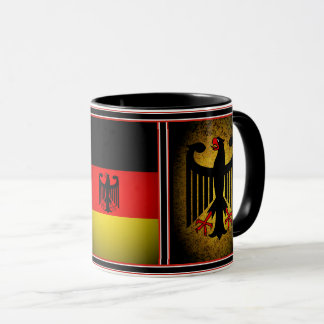 German, black eagle of German flag, Germany 11oz Mug