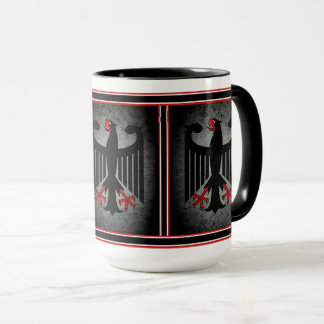 German, black eagle of German flag, Germany 15oz Mug