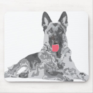 German black mouse mat