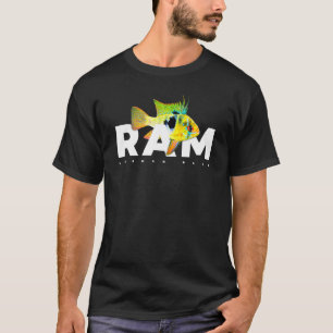 German Blue Ram Cichlid Aquarium Fish Keeper T-Shirt