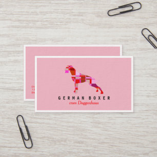German Boxer Business Cards