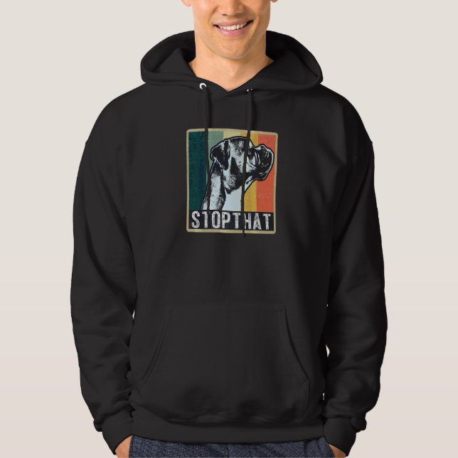 German Boxer Dog Breed  5 Hoodie (Front)