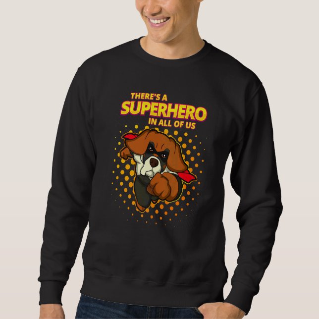German Boxer Dog Breed  60 Sweatshirt (Front)