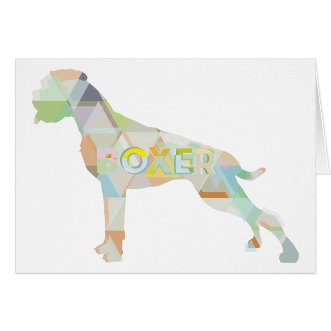 German Boxer Triangula (Front Horizontal)