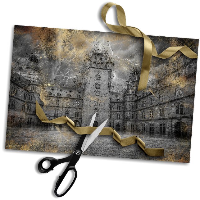 German Castle | Steampunk Aschaffenburg Decoupage Tissue Paper (Creator Uploaded)