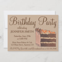 German Chocolate Cake Slice Birthday Party Swap