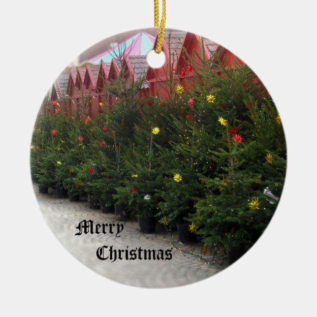 German Christkindlmarket - Christmas Ornament (Front)