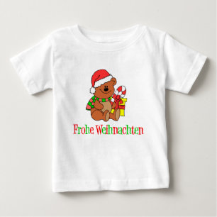 German Christmas Bear Baby T-Shirt