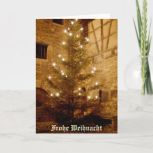 German Christmas Card-Frohe Weihnacht Holiday Card
