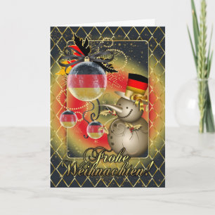 German Christmas Card - Frohe Weihnachten