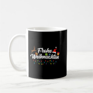 German Christmas Frohe Weihnachten  Coffee Mug