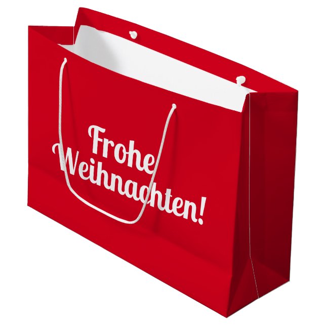 German Christmas Gift Bag (Front Angled)
