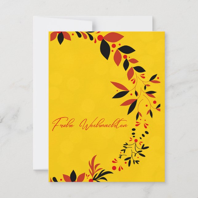 german christmas greeting card (Front)