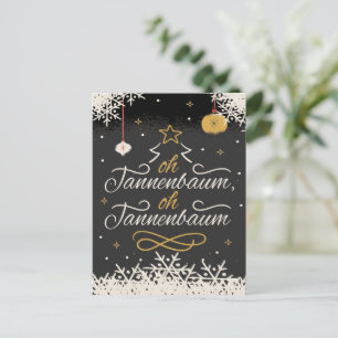 GERMAN CHRISTMAS HOLIDAY GREETING CARD