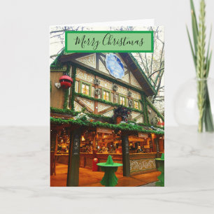 German Christmas Market Christmas Card