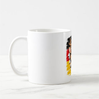 German Christmas Reindeer Coffee Mug