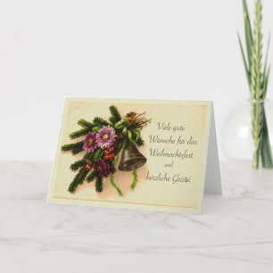 German Christmas, Weihnachtsfest Vintage Card