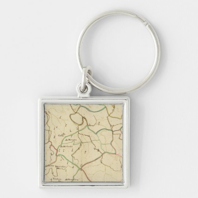German Cities Key Ring (Front)
