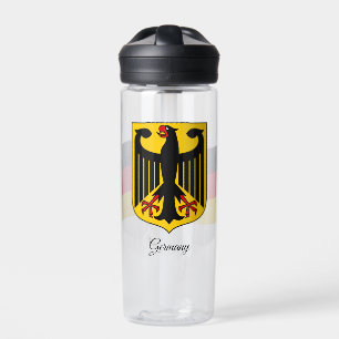 German Coat of Arms, Flag, Germany Water Bottle