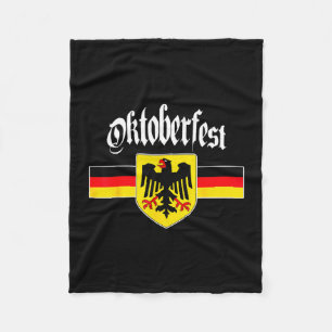 German coat of arms fleece blanket