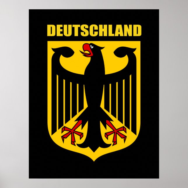 German Coat of Arms Poster (Front)