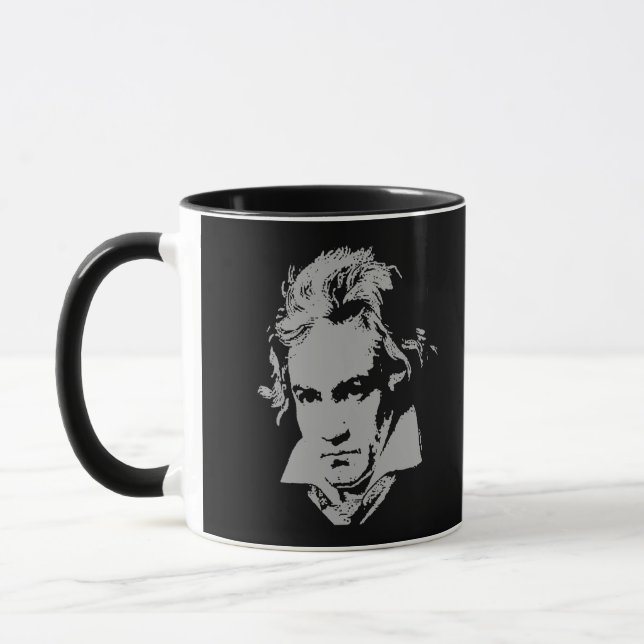German Composer, Pianist Beethoven Mug (Left)
