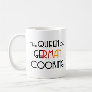 german cooking queen coffee mug
