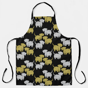 German Dachshund Dog Patterns Apron