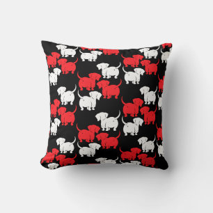 German Dachshund Dog Patterns Cushion