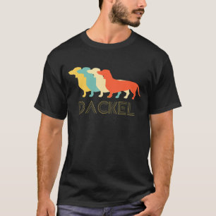 German Dachshund Vintage Retro Dog Owner T-Shirt