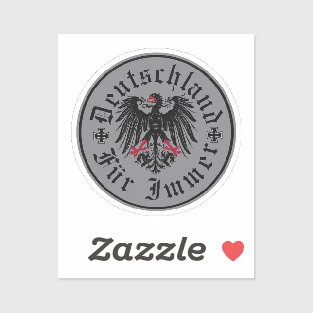 German/Deutschland Forever/eagle/iron cross (Sheet)