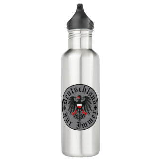 German/Deutschland Forever/eagle/iron cross 710 Ml Water Bottle