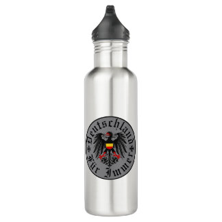 German/Deutschland Forever/eagle/iron cross 710 Ml Water Bottle