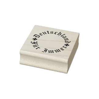 German/Deutschland fur immer/emblem Rubber Stamp