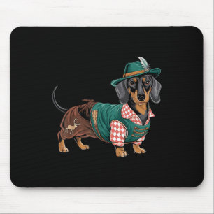 German Dog Dachshund Bavarian Weiner Sausage _4 Mouse Mat
